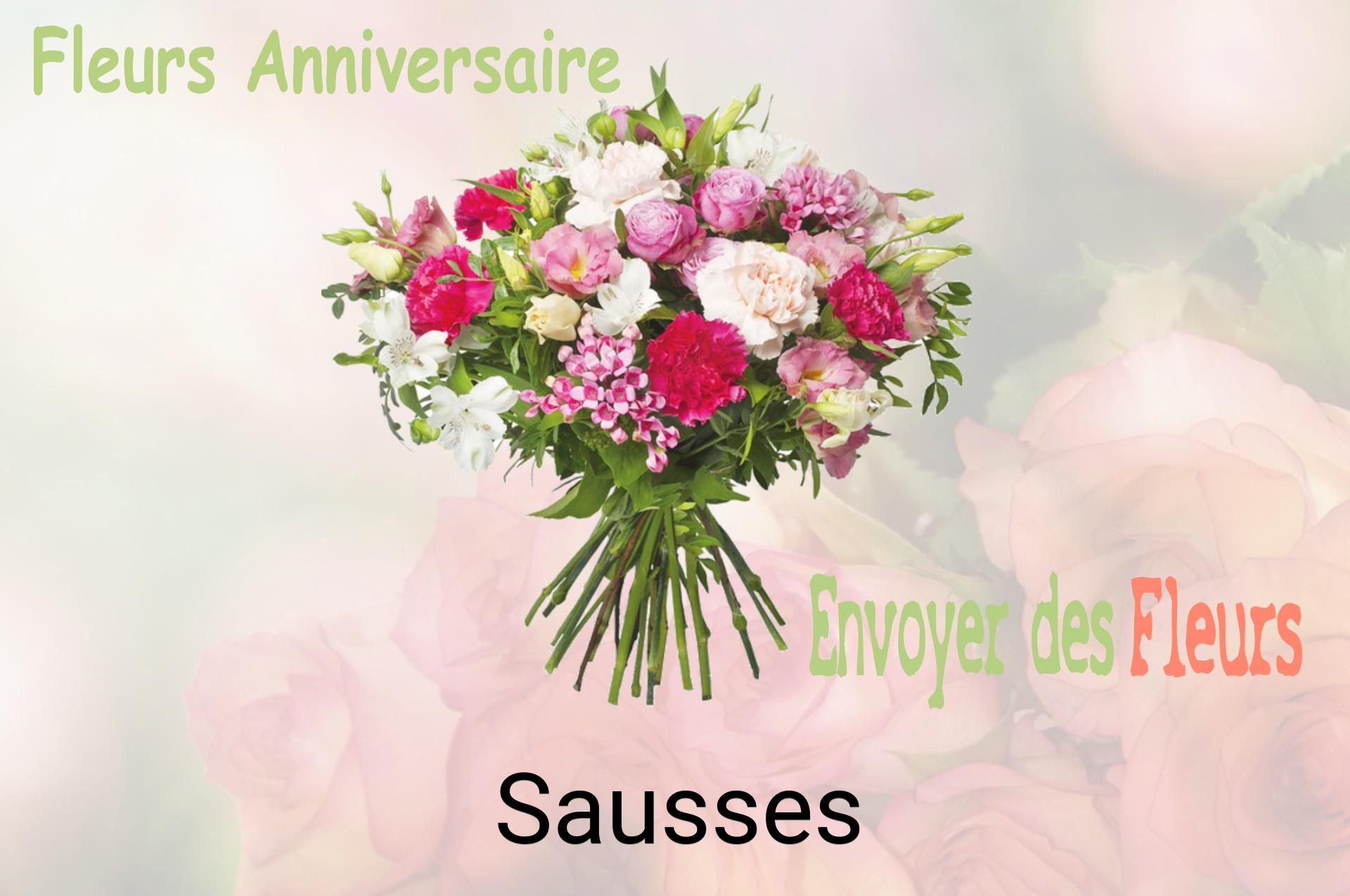 Bouquet de fleurs d’anniversaire livré à Sausses
